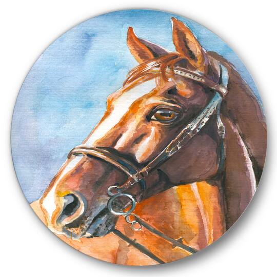Designart - Portrait of A Brown Horse